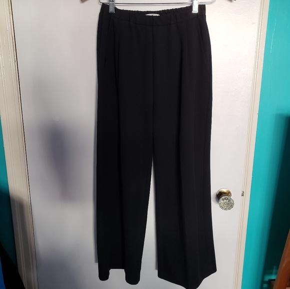 OAK + FORT Wide Leg Pants - size XS, black - Picture 2 of 4